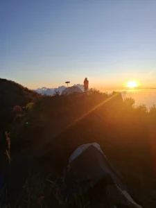 Sunset at rinjani